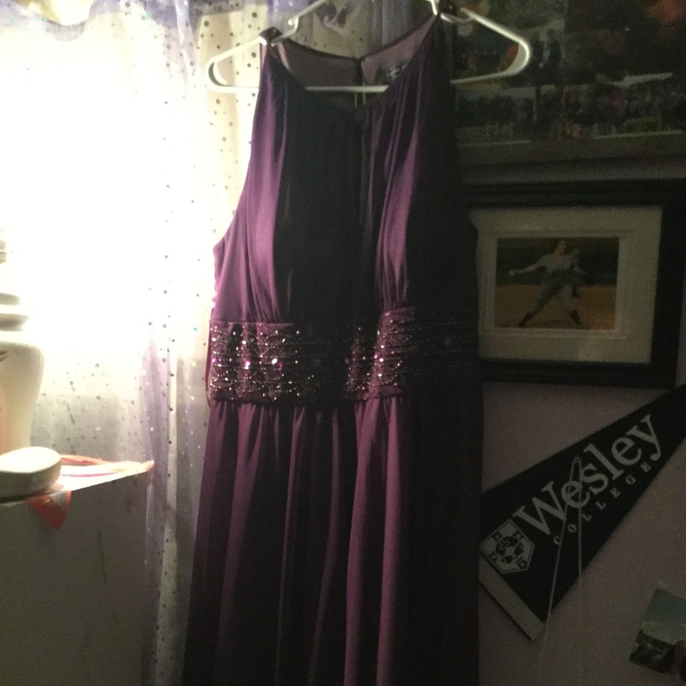 Purple homecoming dress